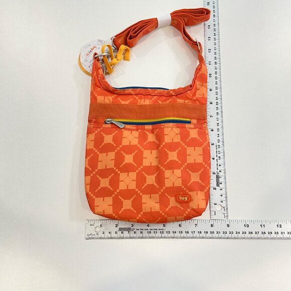 Lug Kids Waddle Cross-Body Pouch Orange Pattern Lightweight Adjustable Strap Dur - Picture 12 of 15